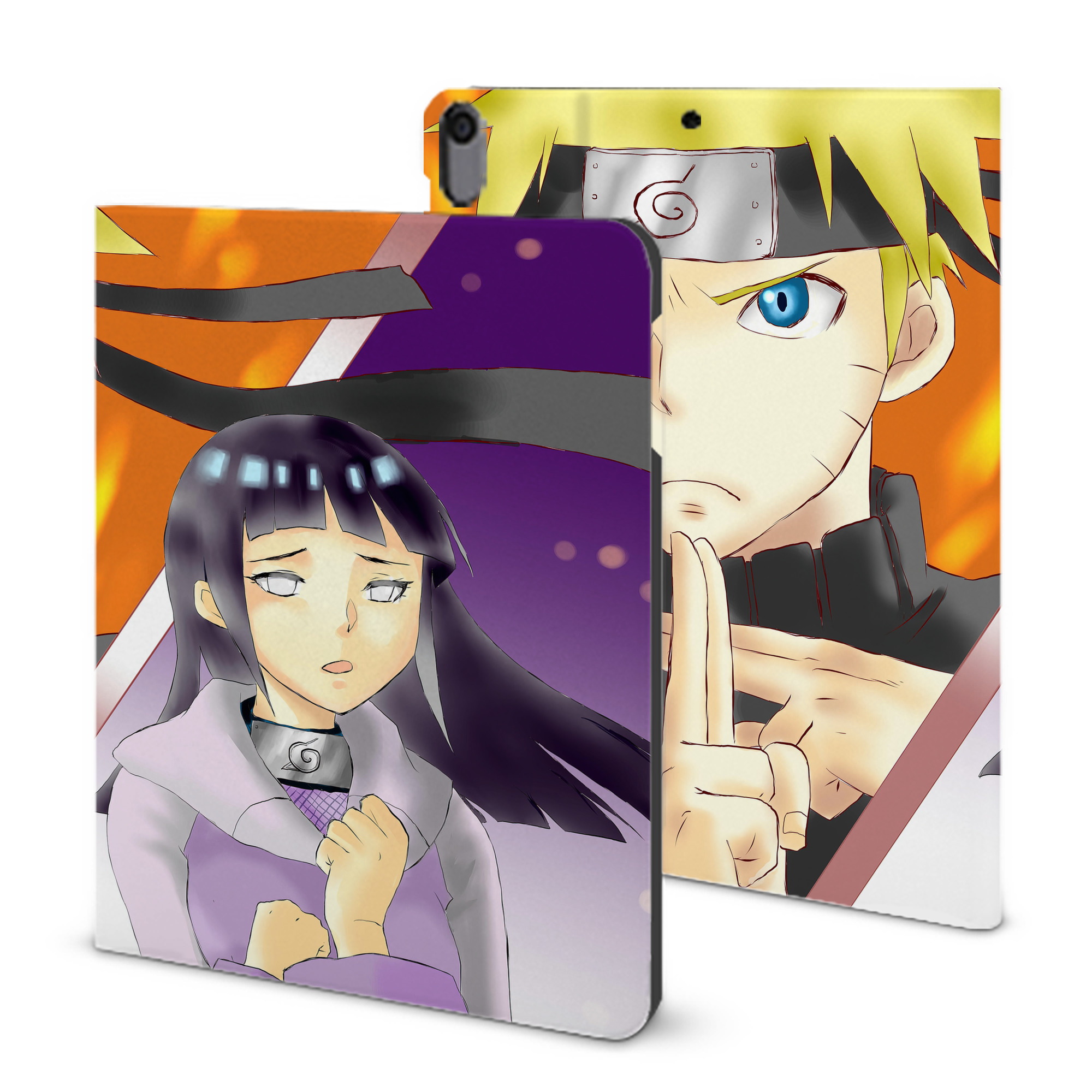 （画像用） NARUTO -ナルト- NARUTO -ナルト- 疾風伝 IPad ケース ブック型 PUレザー TPU 耐衝撃 軽量 薄型 ペン収納なし 全面保護 IPad 各モデル対応